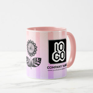 Personalised Modern Business Promotional Logo Mug