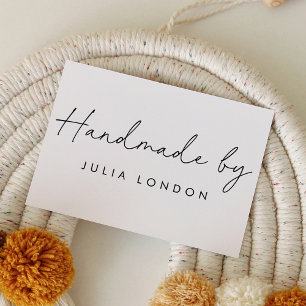 Personalised Modern Calligraphy Sweet Handmade by Rubber Stamp