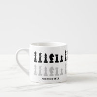 Personalised Modern Chess Piece Game 