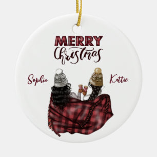 Personalised modern Christmas Ornament Soul sister