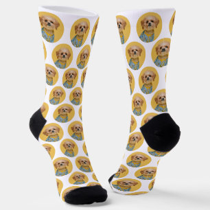 Personalised Modern Cute Pet Dog keepsake Socks