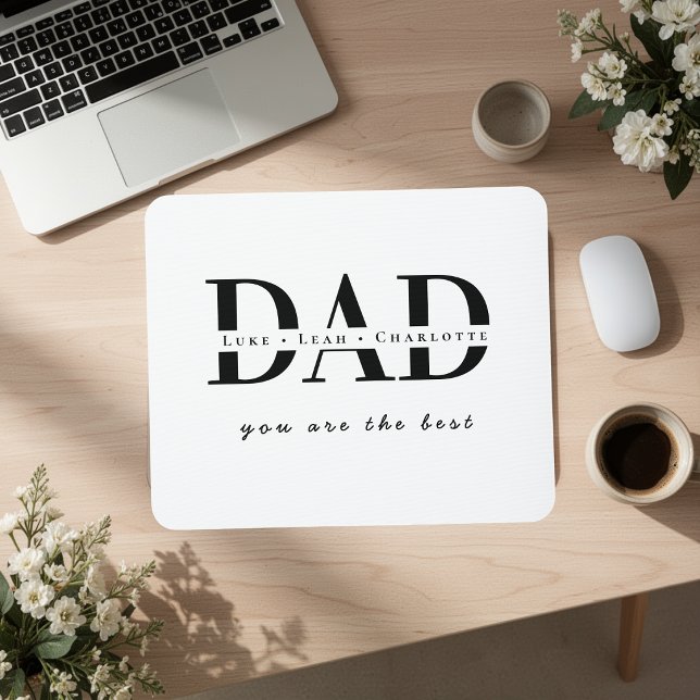 Personalised Modern DAD Mouse Pad (Creator Uploaded)