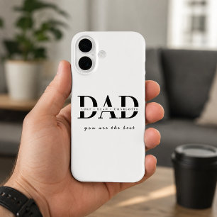 Personalised Modern DAD Phone Case