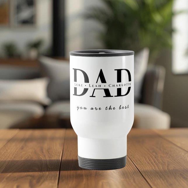 Personalised Modern DAD Travel Mug (Creator Uploaded)