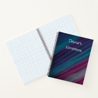 Personalised Modern Design Spiral Notebook