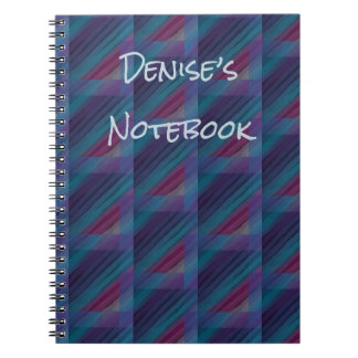 Personalised Modern Design Spiral Notebook