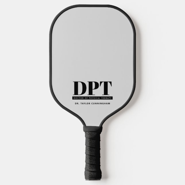 Personalised Modern DPT Doctor of Physical Therapy Pickleball Paddle (Front)