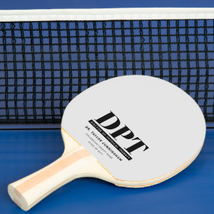 Personalised Modern DPT Doctor of Physical Therapy Ping Pong Paddle