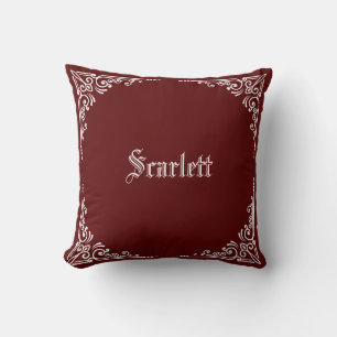 Personalised Modern Elegant Typography Name Cushion
