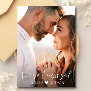 Personalised Modern ENGAGEMENT PARTY   PHOTO Invitation