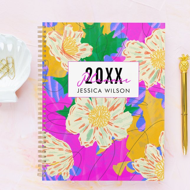 Personalised Modern Floral Weekly and Monthly Planner (Creator Uploaded)