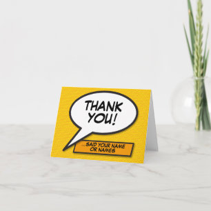 Personalised Modern Fun Speech Bubble Card