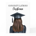 Personalised Modern Graduation Female Graduate