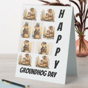 Personalised Modern Groundhog Day 9  Photo Collage