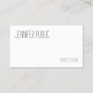 Personalised Modern Hand Text Minimalist Template Business Card