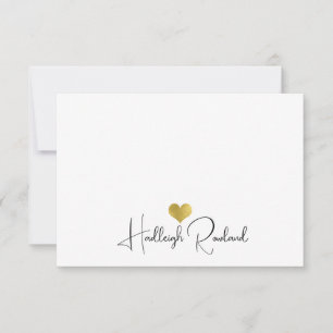 Personalised Modern Handwritten Script Name  Card
