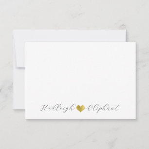 Personalised Modern Handwritten Script Name Card