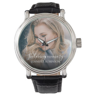 Personalised Modern In Loving memory   Memorial Watch