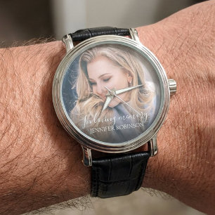Personalised Modern In Loving memory   Memorial Watch