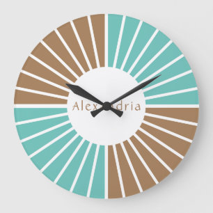 Personalised Modern  Large Clock