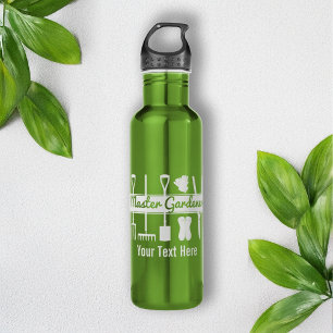 Personalised Modern Master Gardener 710 Ml Water Bottle