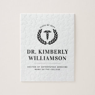 Personalised Modern Medical School Graduation Jigsaw Puzzle