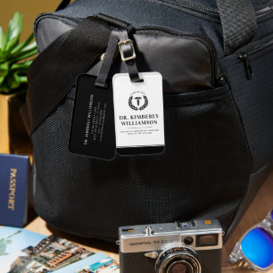 Personalised Modern Medical School Graduation Luggage Tag