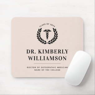 Personalised Modern Medical School Graduation Mouse Mat