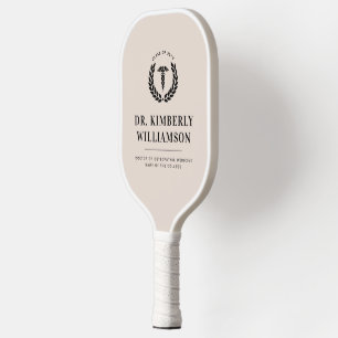 Personalised Modern Medical School Graduation Pickleball Paddle