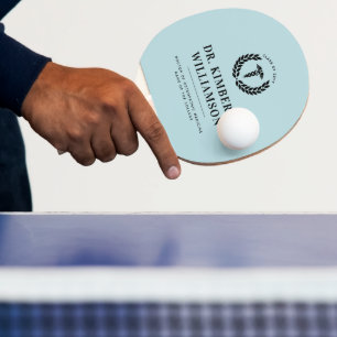 Personalised Modern Medical School Graduation Ping Pong Paddle