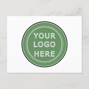 personalised Modern, Minimalist, & Elegant Announcement Postcard