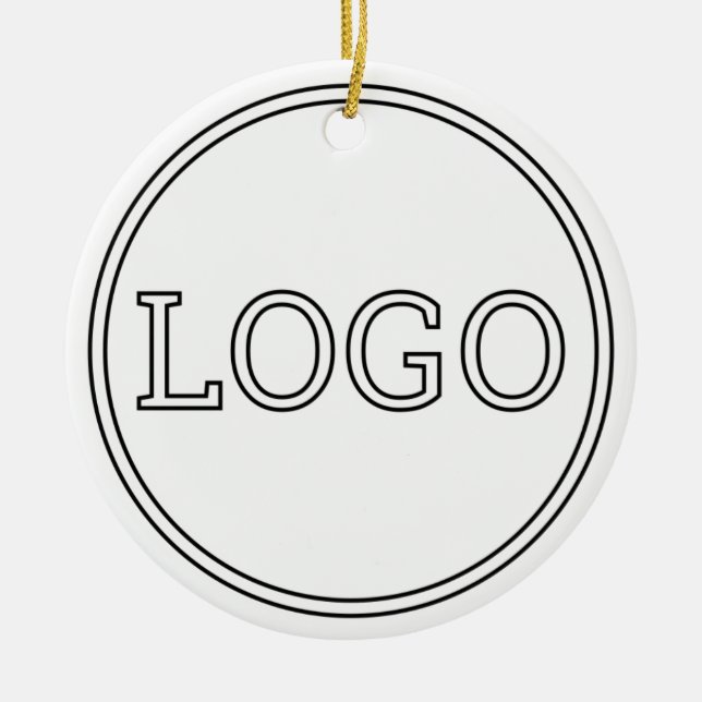 personalised Modern, Minimalist, & Elegant  Ceramic Tree Decoration (Front)