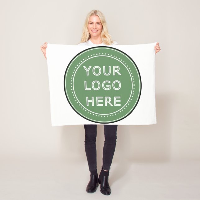 personalised Modern, Minimalist, & Elegant  Fleece Blanket (In Situ)