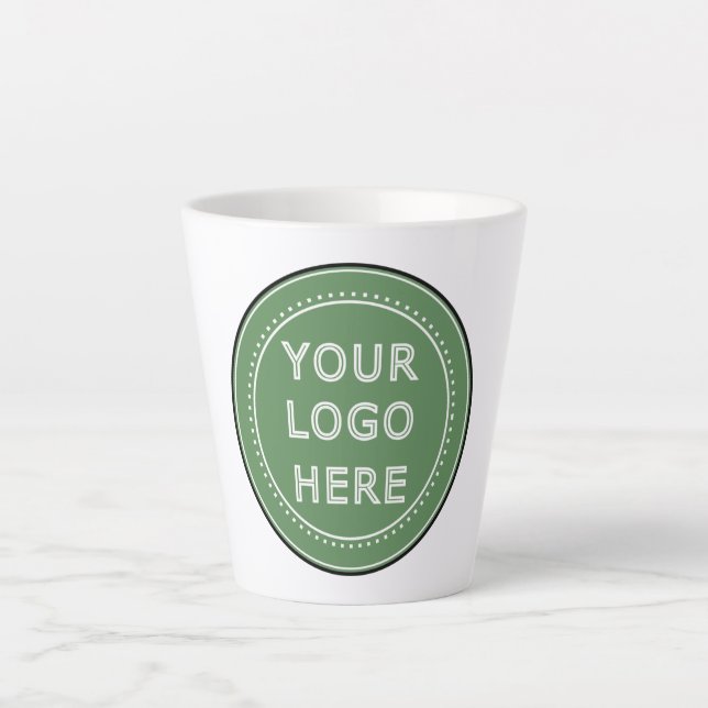 personalised Modern, Minimalist, & Elegant  Latte Mug (Front)