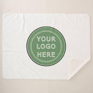 personalised Modern, Minimalist, & Elegant  Sherpa Blanket