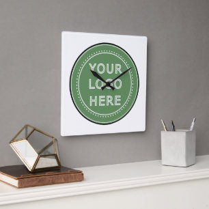 personalised Modern, Minimalist, & Elegant  Square Wall Clock