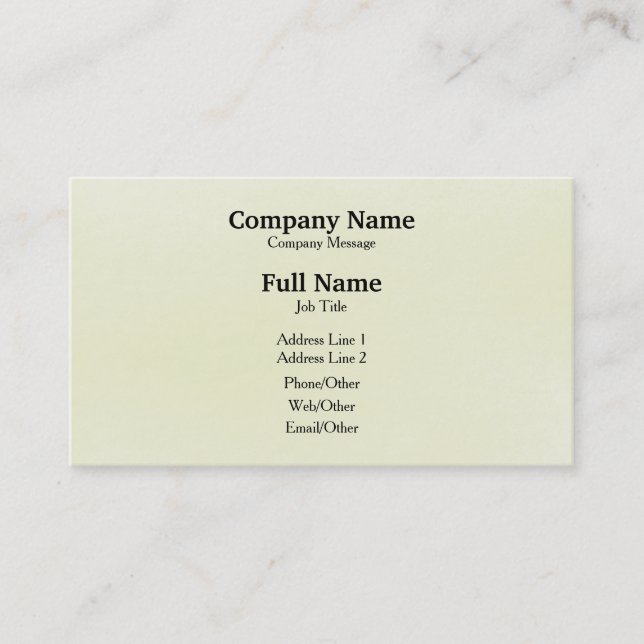 Personalised Modern Minimalist Simple Custom  Business Card (Front)