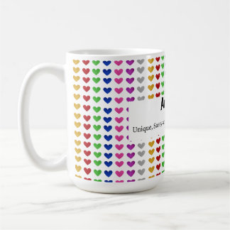 Personalised modern Name Meaning Definition Coffee Mug