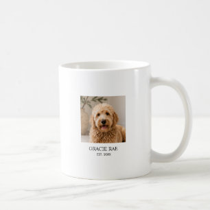 Personalised Modern Pet Photo Coffee Mug