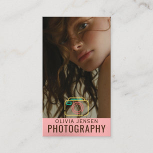 Personalised & Modern Photographer Business Card