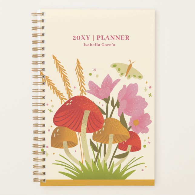 Personalised Modern Pretty Planner (Front)