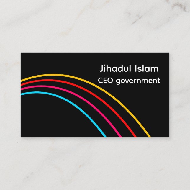 Personalised Modern Professional Business Card  (Front)