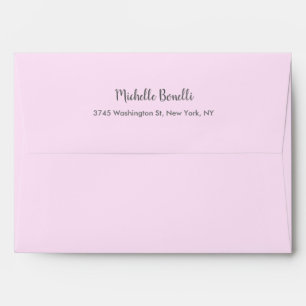 Personalised Modern Professional Plain Handwriting Envelope