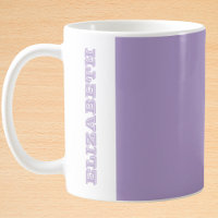 Personalised Modern Purple Block Name