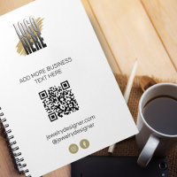 Personalised Modern QR Code and Logo Business