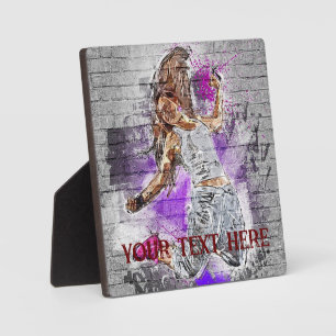 Personalised Modern street art painting Plaque