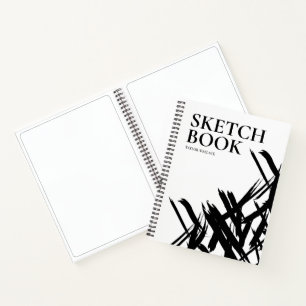 Personalised Modern strokes Sketch Book