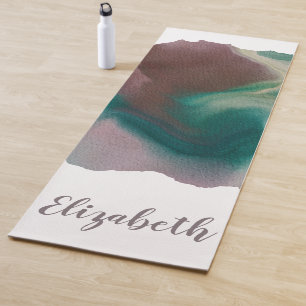 Personalised Modern Stylish Abstract Yoga Mat