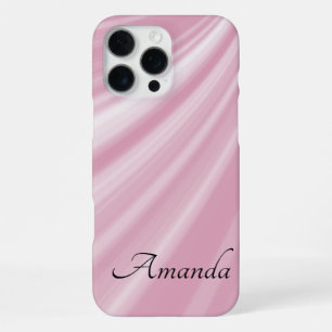 Personalised Modern Stylish Paste Pale Rose Pink iPhone 16 Pro Max Case