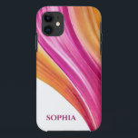 Personalised Modern-Sunset-Pink Orange and Yellow- iPhone 11 Case<br><div class="desc">Artistic Protection for Your Device! Elevate the style and protection of your phone with this Modern Phone Case. Featuring a captivating design with Pink Orange and Yellow colours, this case is not only a shield for your device but it's a work of art that adds flair to your everyday life....</div>